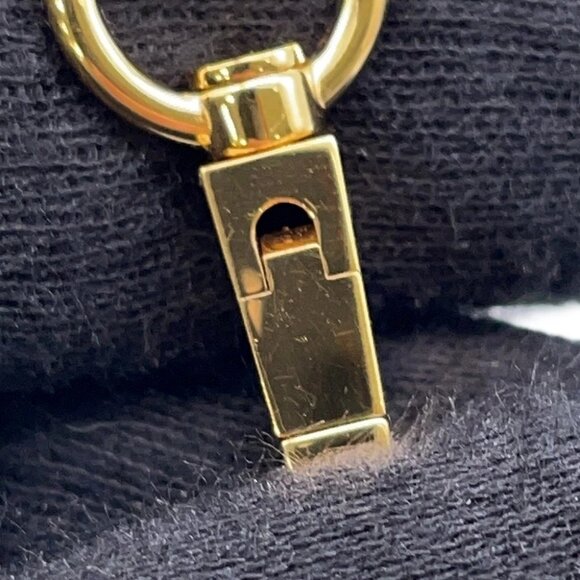 HERMES Bandouliere Sangle Cordage Size 1"/29.5" Swift Leather/Canvas Blue Az... - Picture 6 of 8